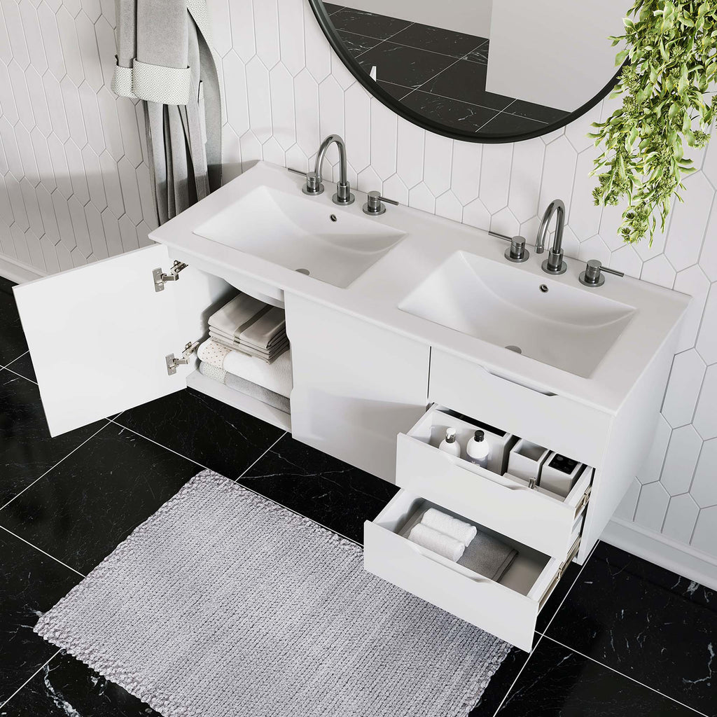 Vitality 48" Double Sink Bathroom Vanity by Modway