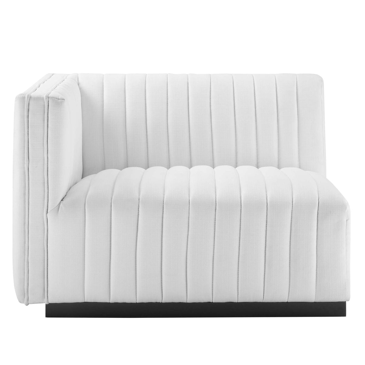 Conjure Channel Tufted Upholstered Fabric Loveseat by Modway