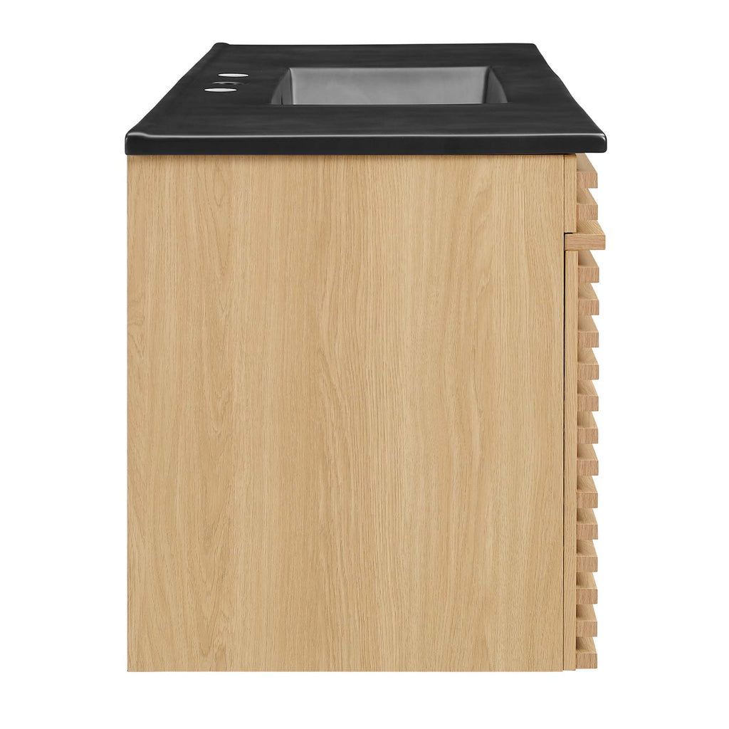 Render Wall-Mount Bathroom Vanity by Modway