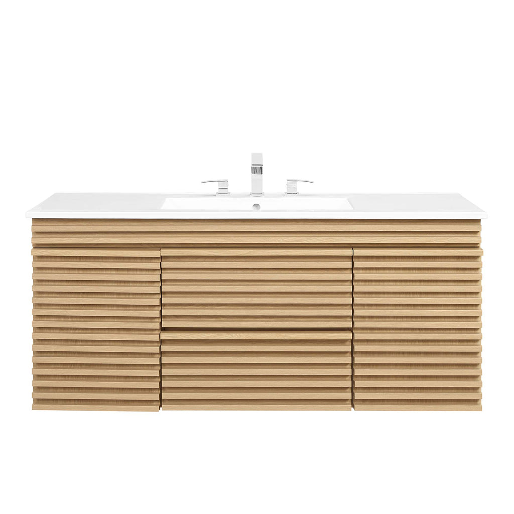 Render Wall-Mount Bathroom Vanity by Modway