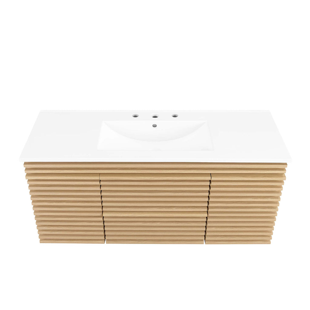 Render Wall-Mount Bathroom Vanity by Modway
