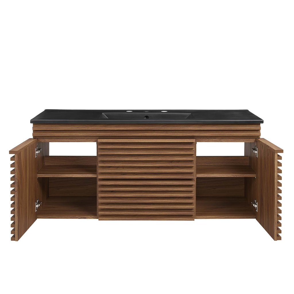 Render Wall-Mount Bathroom Vanity by Modway