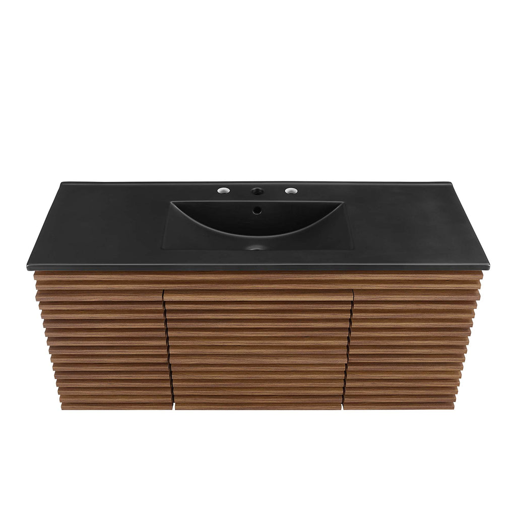 Render Wall-Mount Bathroom Vanity by Modway