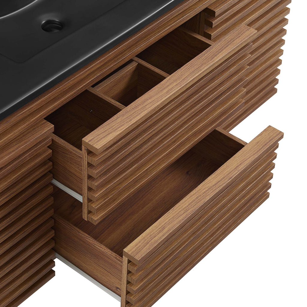 Render Wall-Mount Bathroom Vanity by Modway