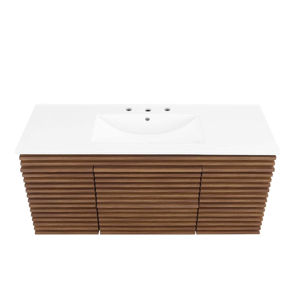 Render Wall-Mount Bathroom Vanity by Modway
