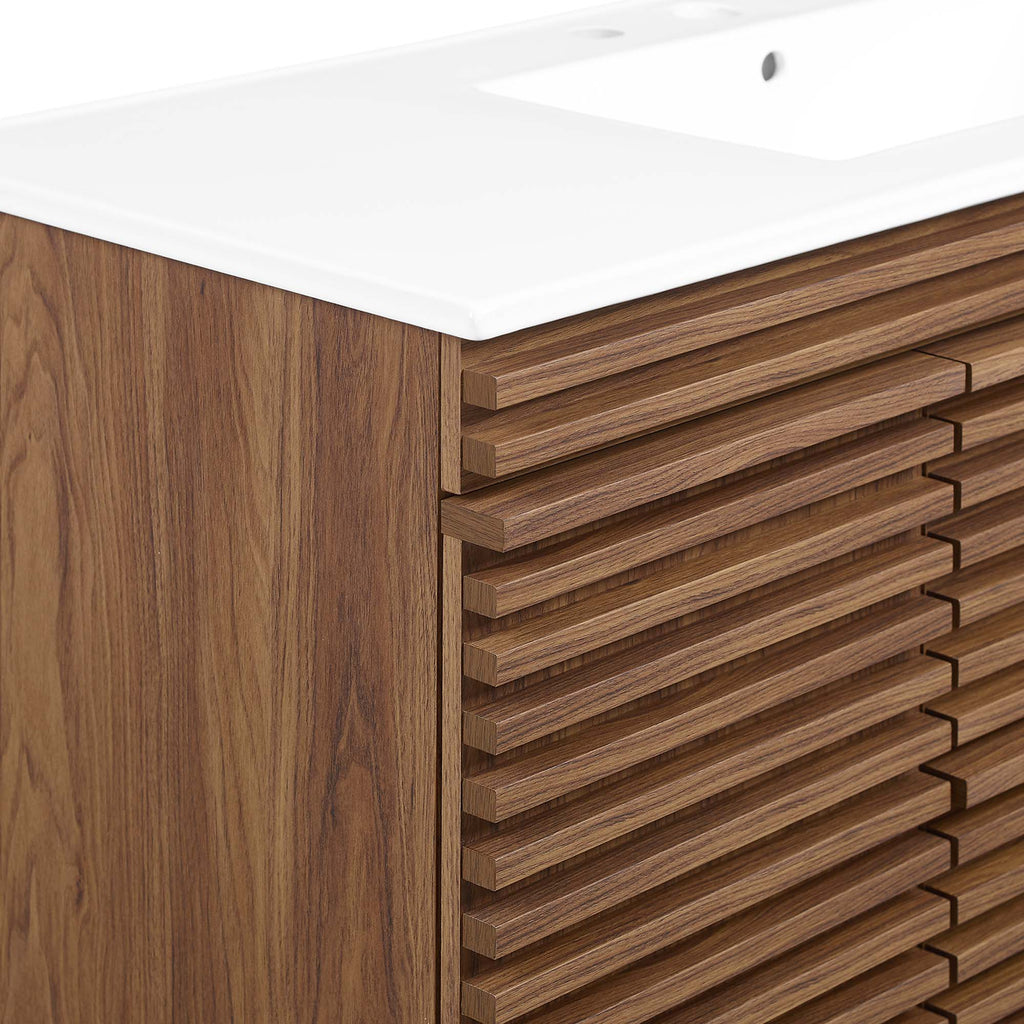 Render Wall-Mount Bathroom Vanity by Modway