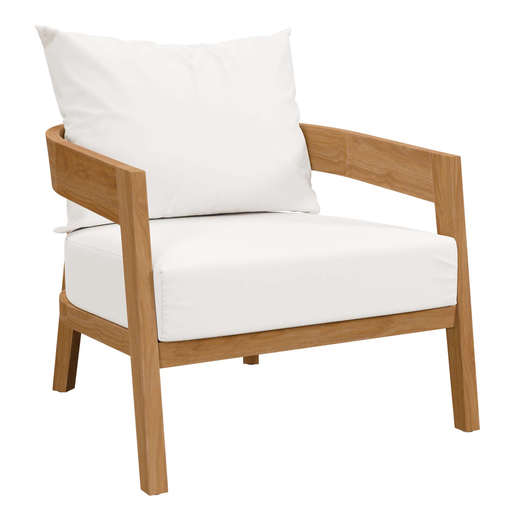 Brisbane 3-Piece Teak Wood Outdoor Patio Set by Modway