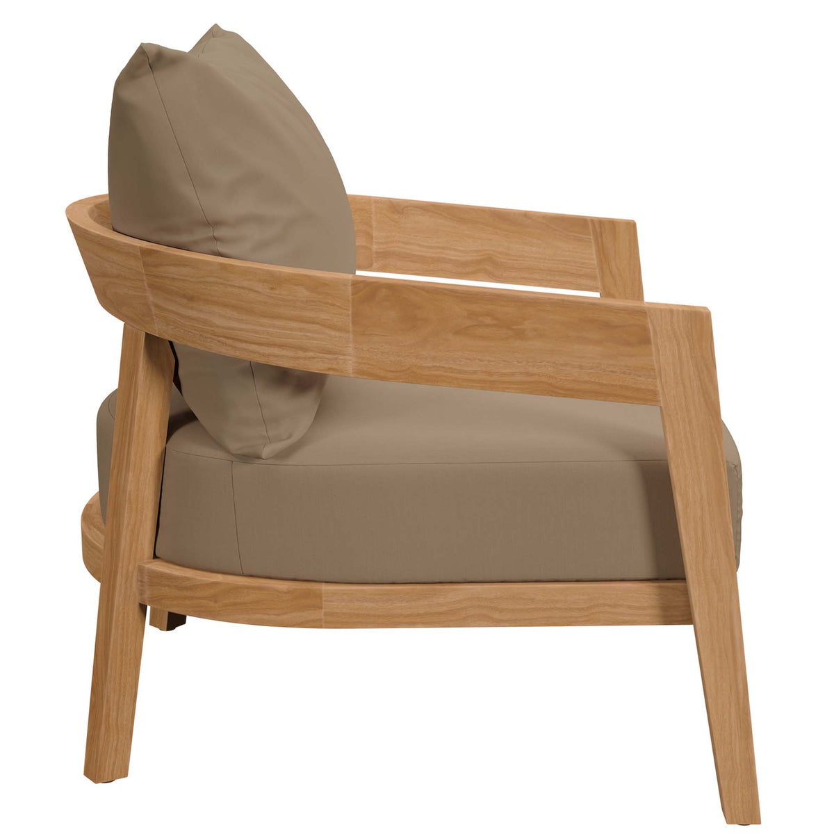 Brisbane 3-Piece Teak Wood Outdoor Patio Set by Modway