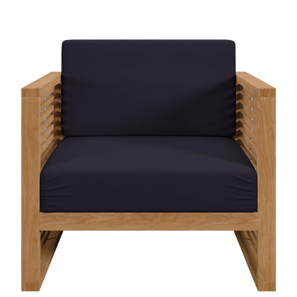 Carlsbad 3-Piece Teak Wood Outdoor Patio Set by Modway