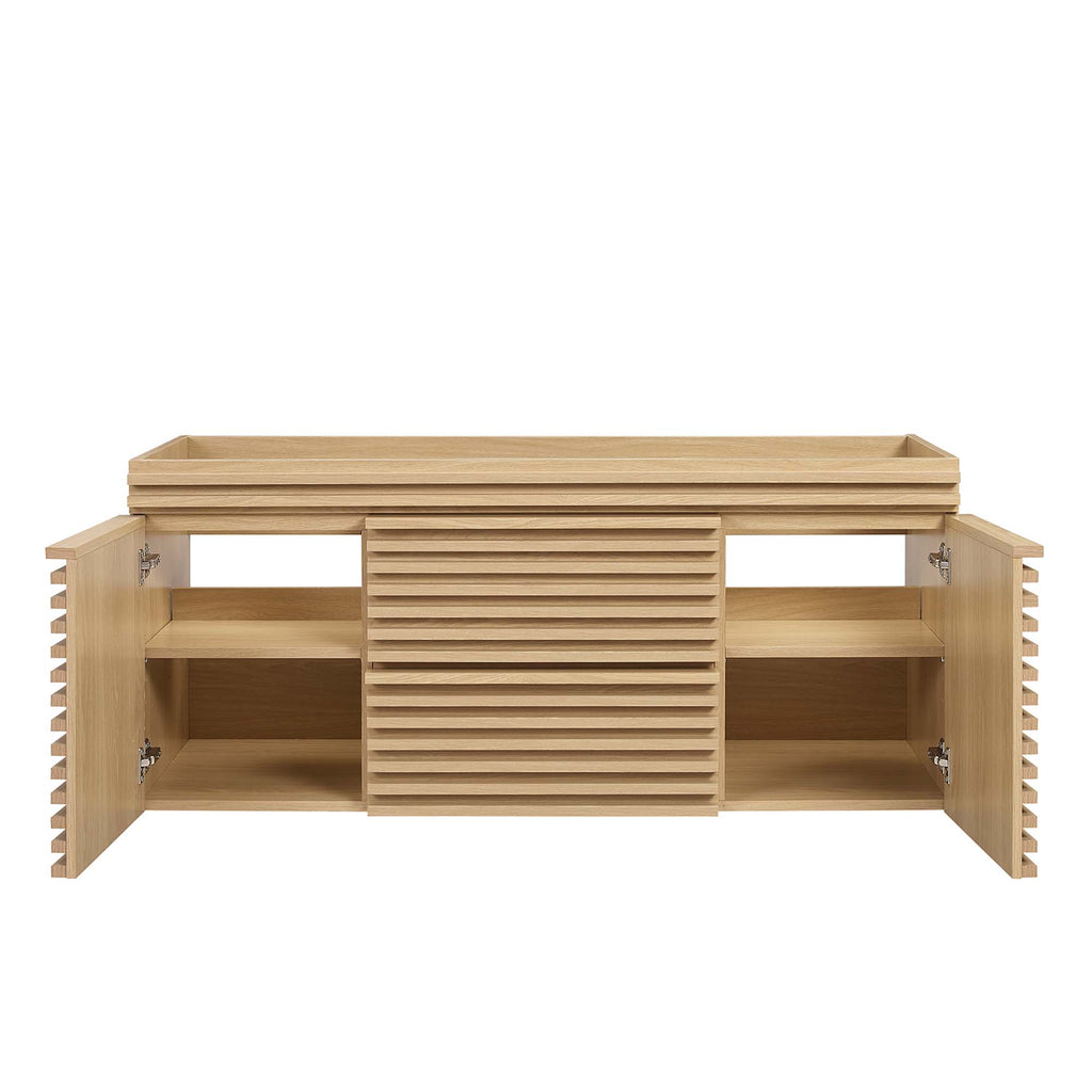 Render Single Sink Compatible (not included) Bathroom Vanity Cabinet by Modway