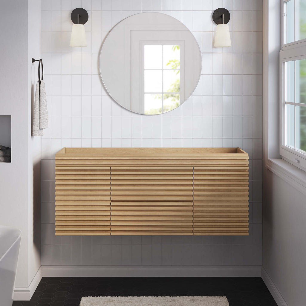 Render Single Sink Compatible (not included) Bathroom Vanity Cabinet by Modway