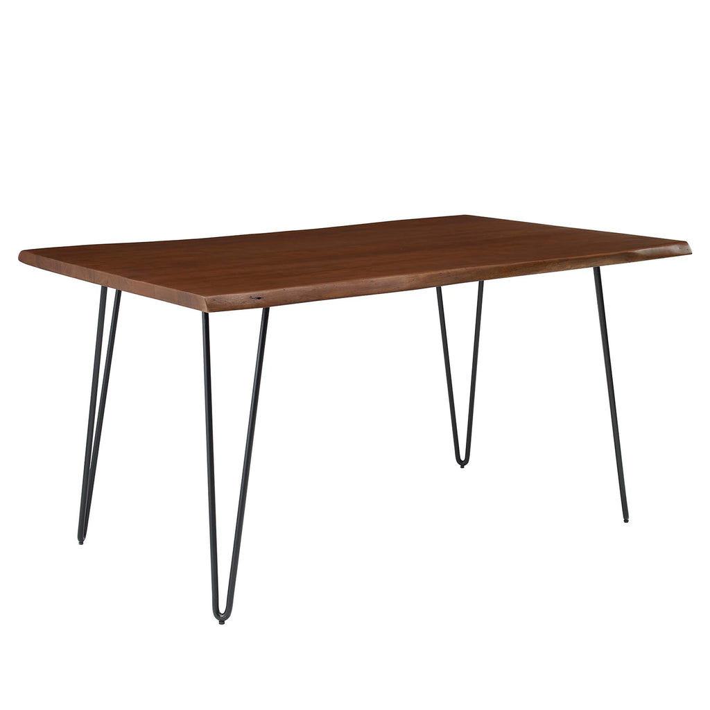 Ardor Live Edge Acacia Wood Acacia Wood Dining Table by Modway