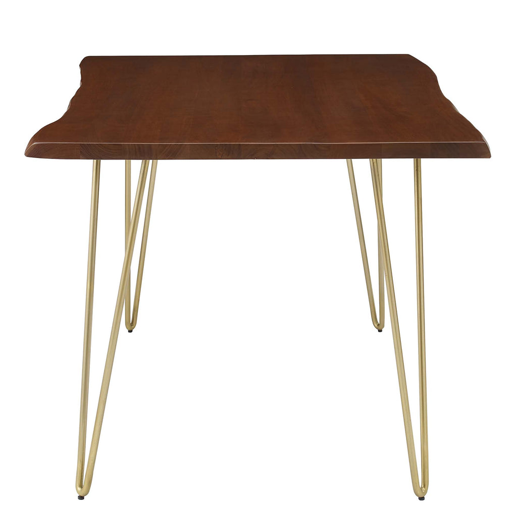Ardor Live Edge Acacia Wood Acacia Wood Dining Table by Modway