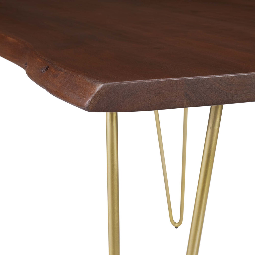 Ardor Live Edge Acacia Wood Acacia Wood Dining Table by Modway
