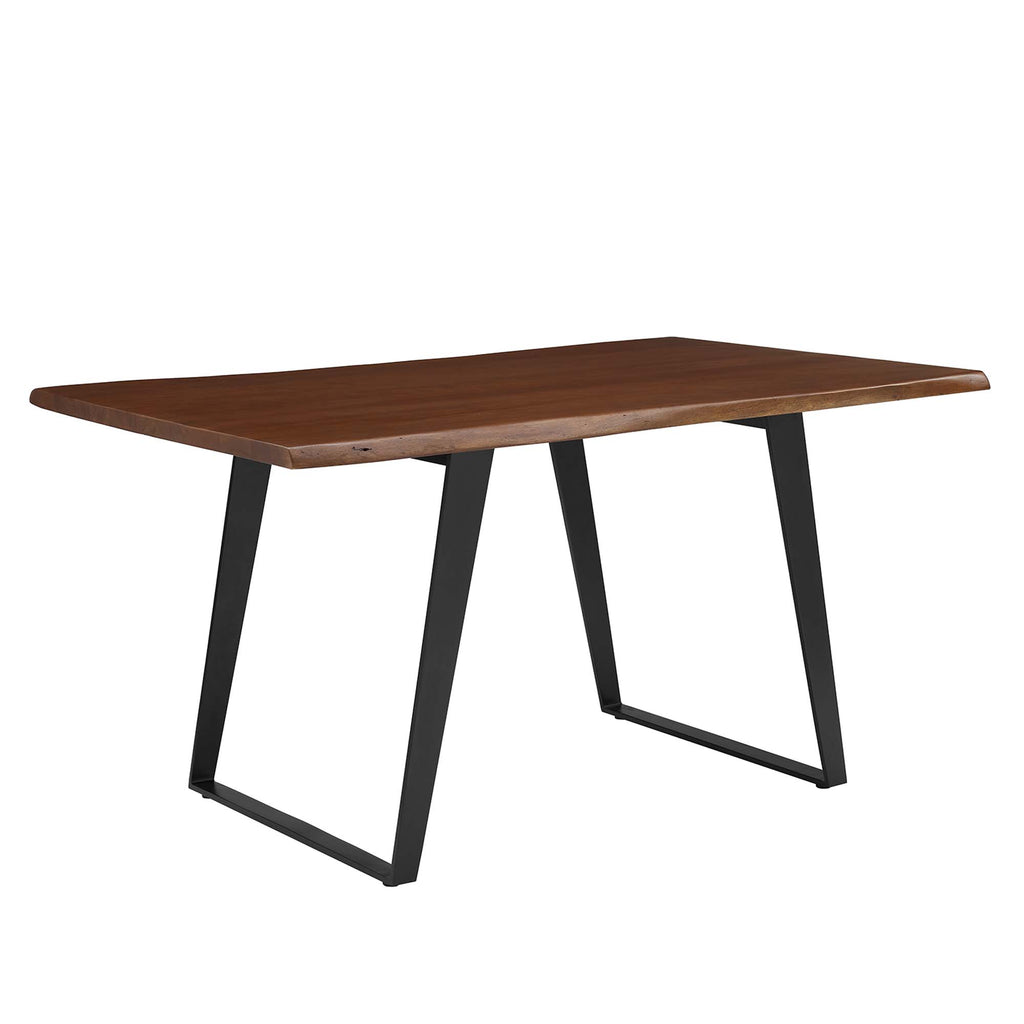 Viggo Live Edge Acacia Wood Acacia Wood Dining Table by Modway