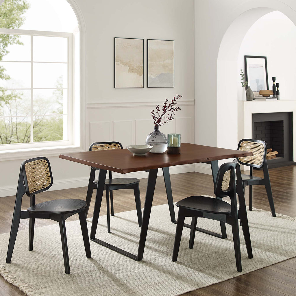 Viggo Live Edge Acacia Wood Acacia Wood Dining Table by Modway