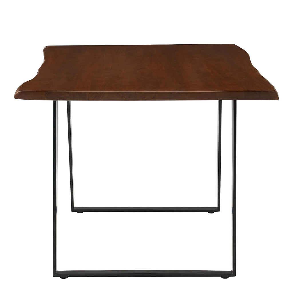 Viggo Live Edge Acacia Wood Acacia Wood Dining Table by Modway