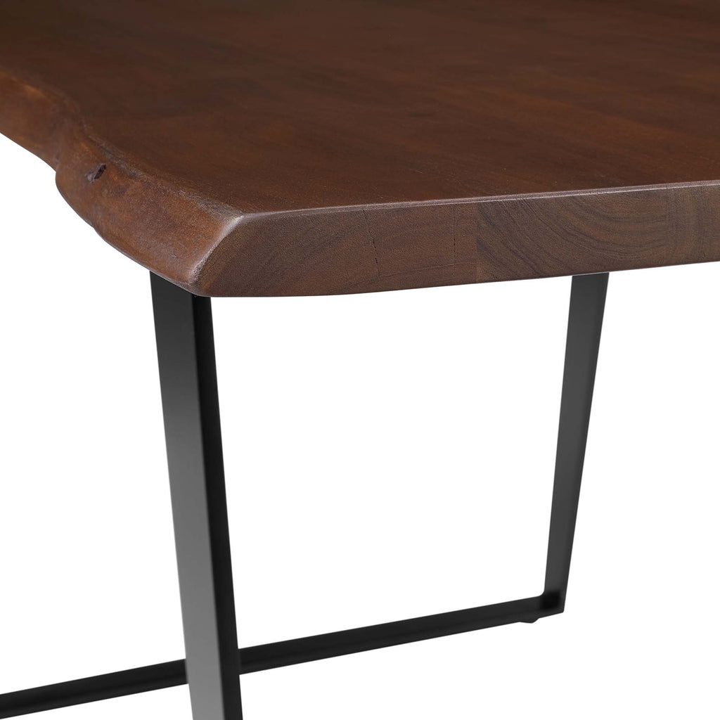 Viggo Live Edge Acacia Wood Acacia Wood Dining Table by Modway