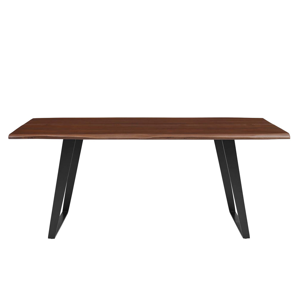 Viggo 74" Live Edge Acacia Wood Dining Table by Modway