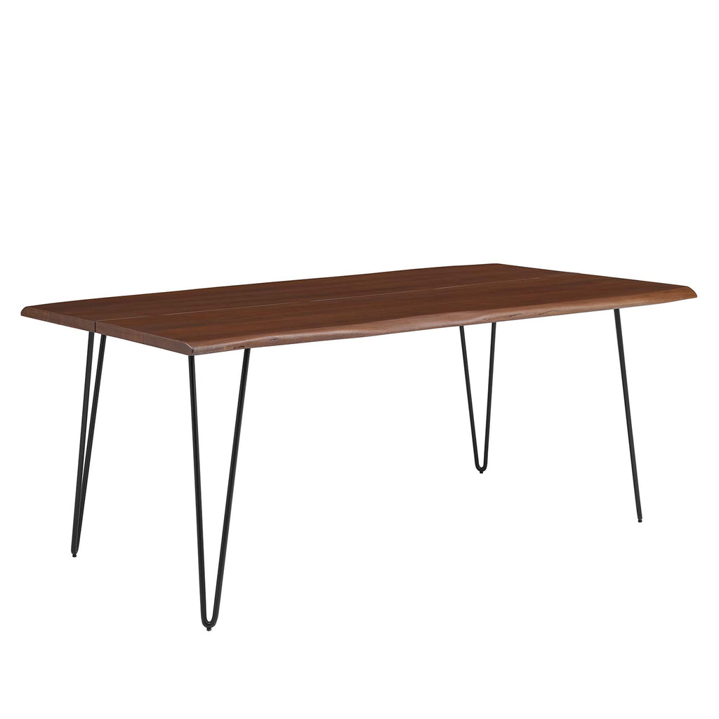 Ardor Live Edge Acacia Wood Acacia Wood Dining Table by Modway