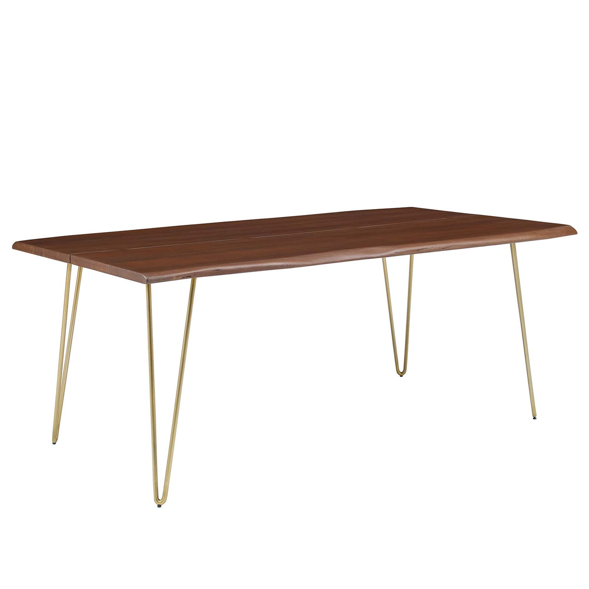 Ardor Live Edge Acacia Wood Acacia Wood Dining Table by Modway