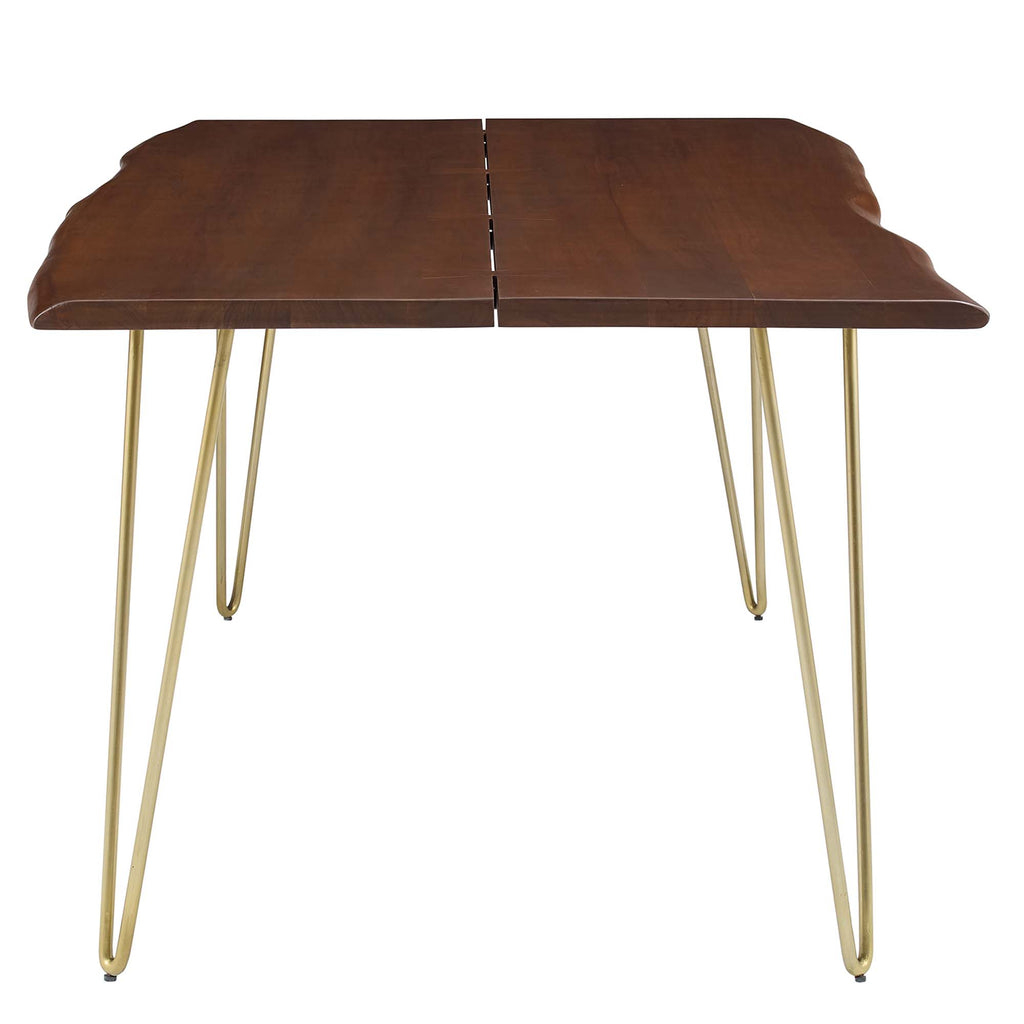 Ardor Live Edge Acacia Wood Acacia Wood Dining Table by Modway
