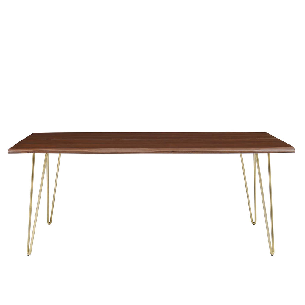 Ardor Live Edge Acacia Wood Acacia Wood Dining Table by Modway