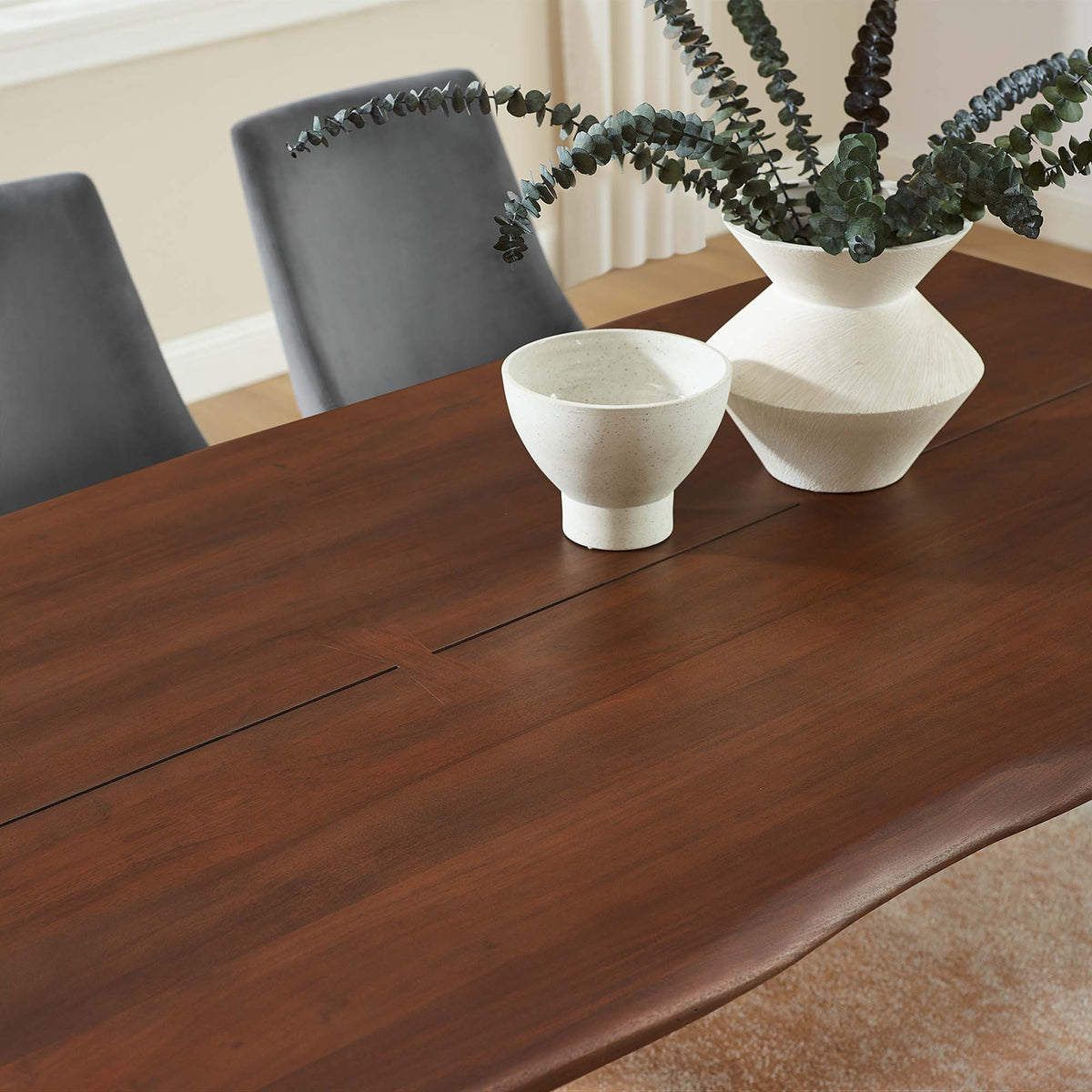 Ardor Live Edge Acacia Wood Acacia Wood Dining Table by Modway
