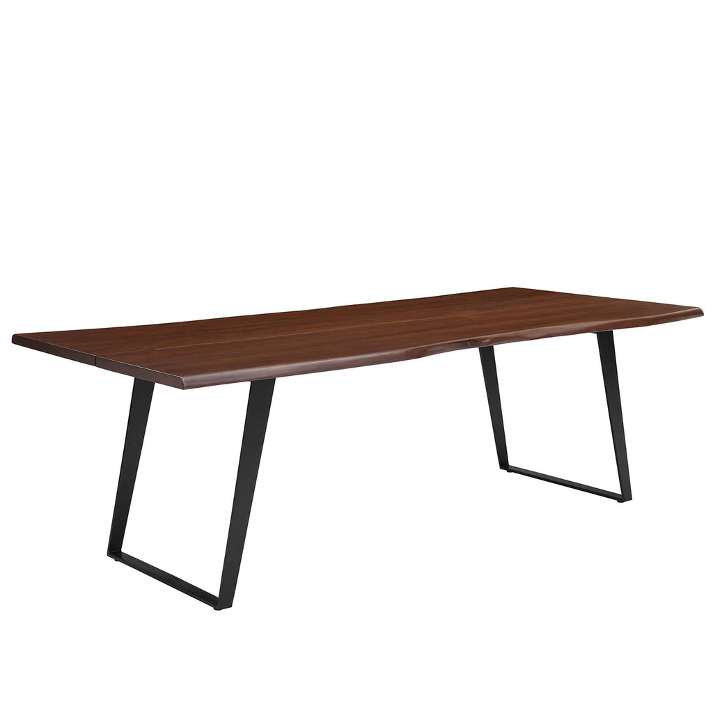 Viggo Live Edge Acacia Wood Acacia Wood Dining Table by Modway