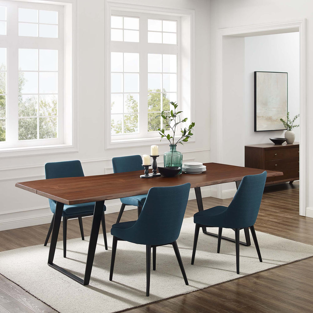 Viggo Live Edge Acacia Wood Acacia Wood Dining Table by Modway