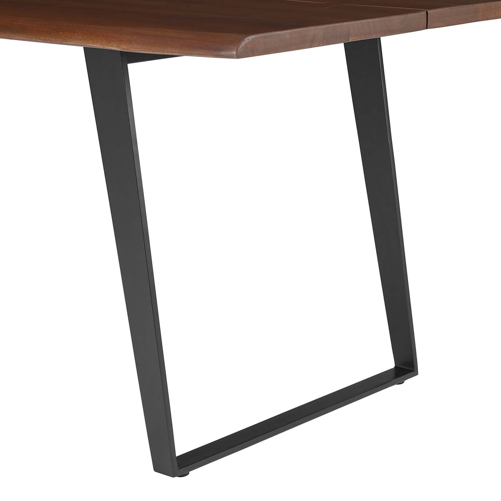 Viggo Live Edge Acacia Wood Acacia Wood Dining Table by Modway