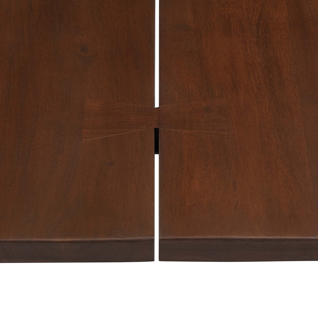 Viggo Live Edge Acacia Wood Acacia Wood Dining Table by Modway