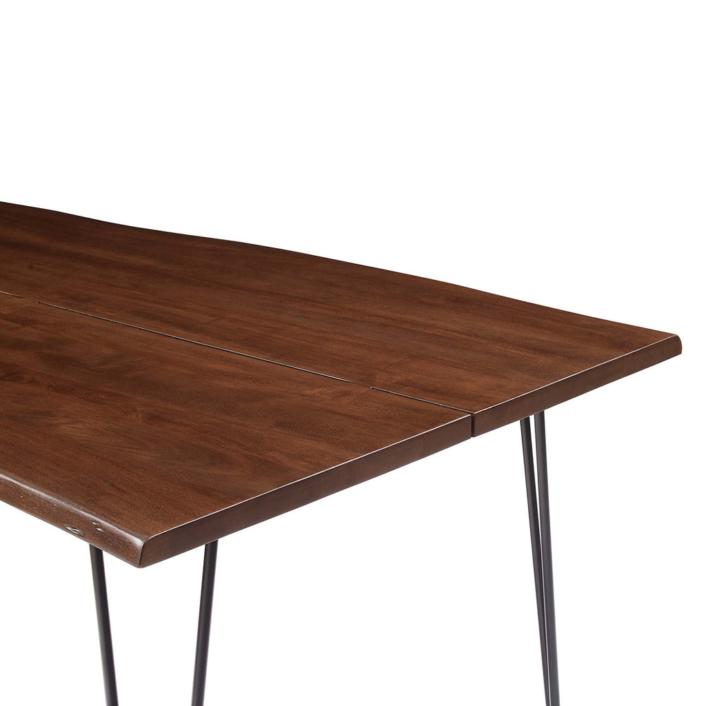 Ardor Live Edge Acacia Wood Acacia Wood Dining Table by Modway