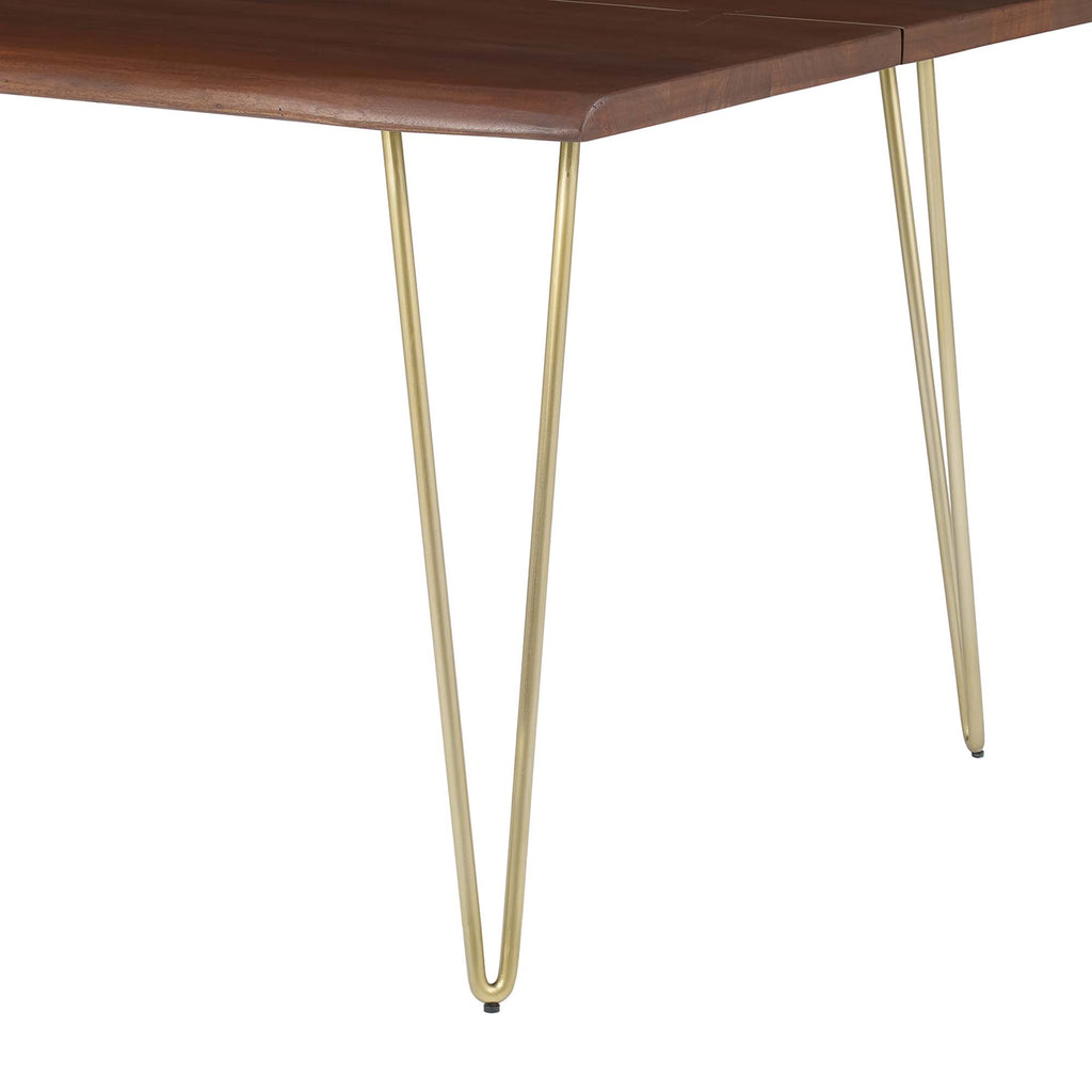 Ardor Live Edge Acacia Wood Acacia Wood Dining Table by Modway
