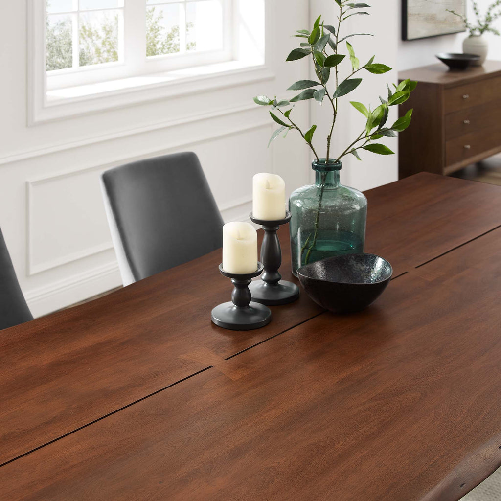Ardor Live Edge Acacia Wood Acacia Wood Dining Table by Modway