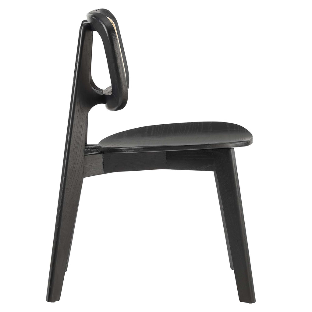 Habitat Wood Dining Side Chair Set of 2 by Modway