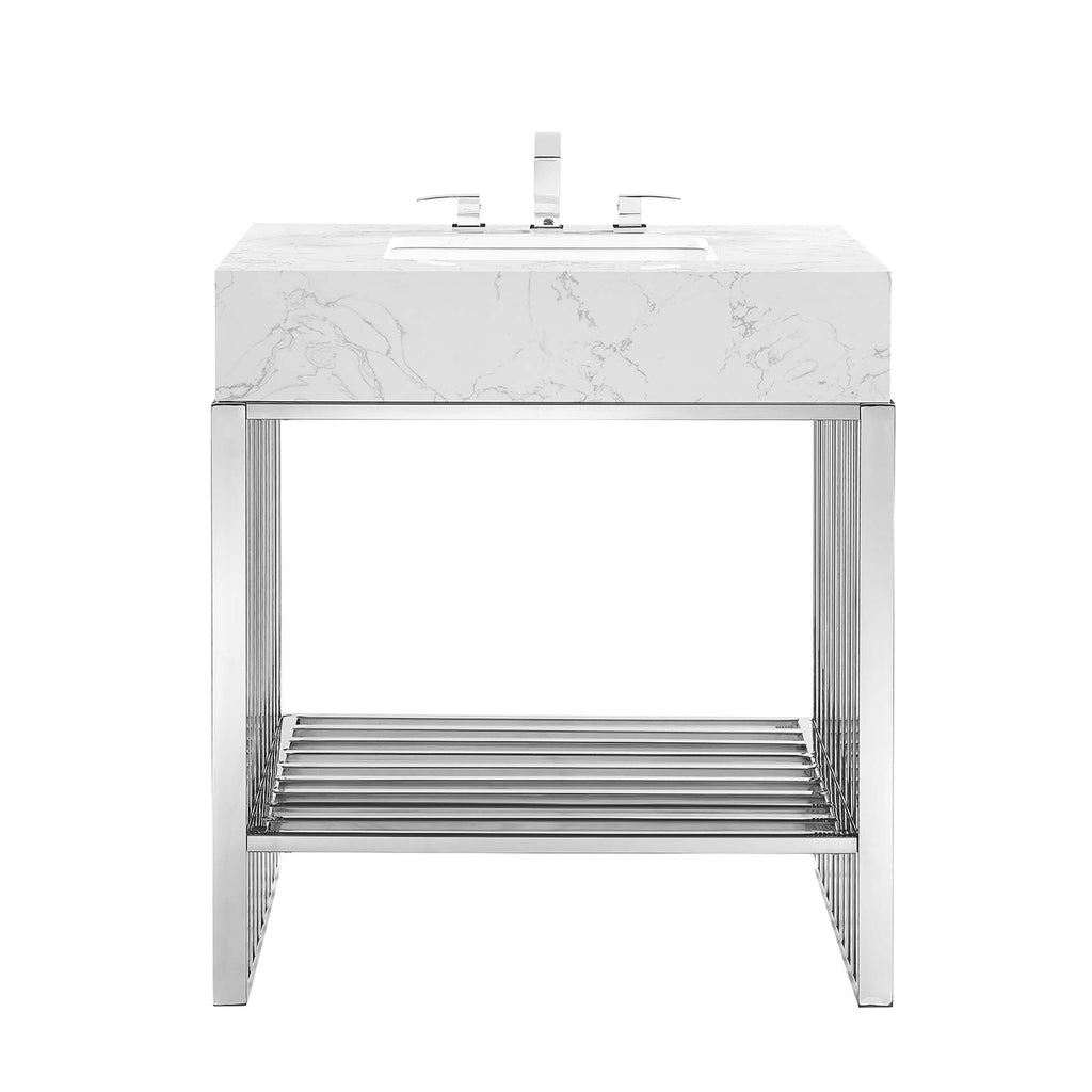 Gridiron Bathroom Vanity by Modway