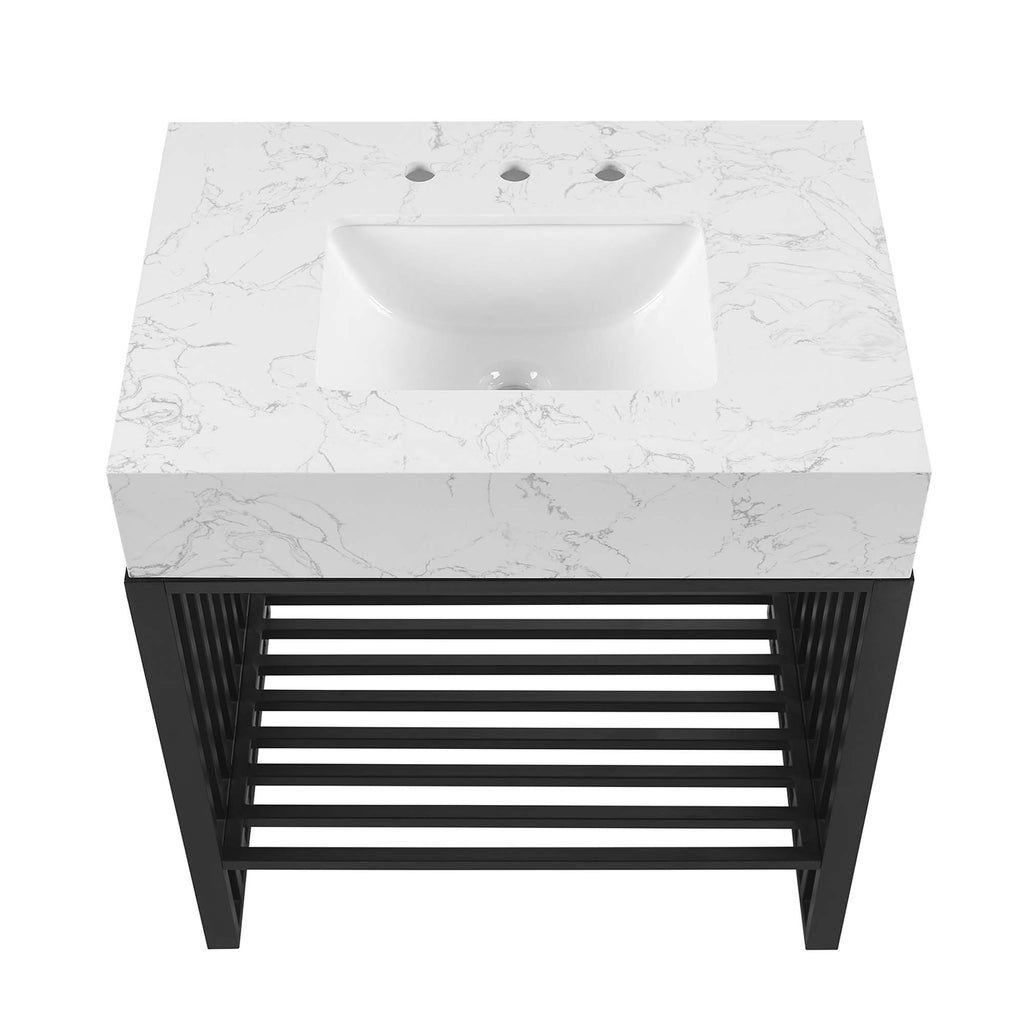 Gridiron Bathroom Vanity by Modway
