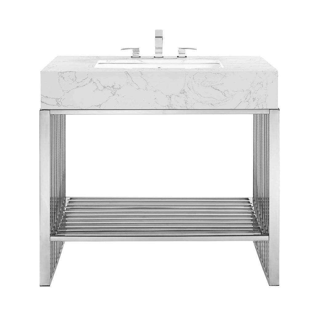 Gridiron Bathroom Vanity by Modway