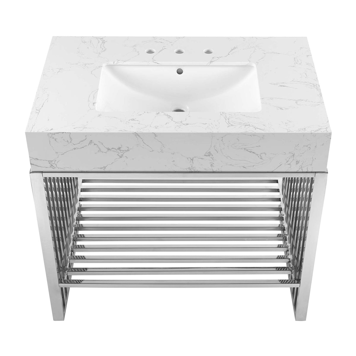 Gridiron Bathroom Vanity by Modway