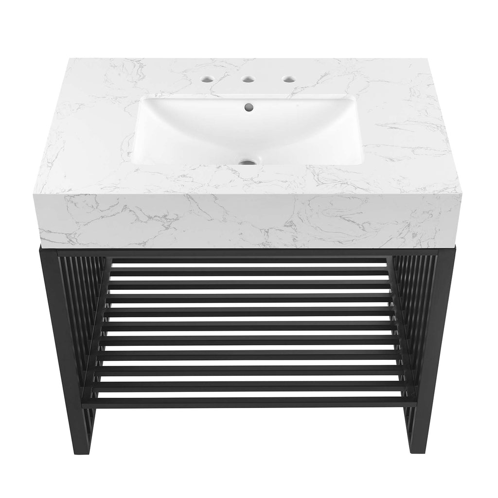 Gridiron Bathroom Vanity by Modway