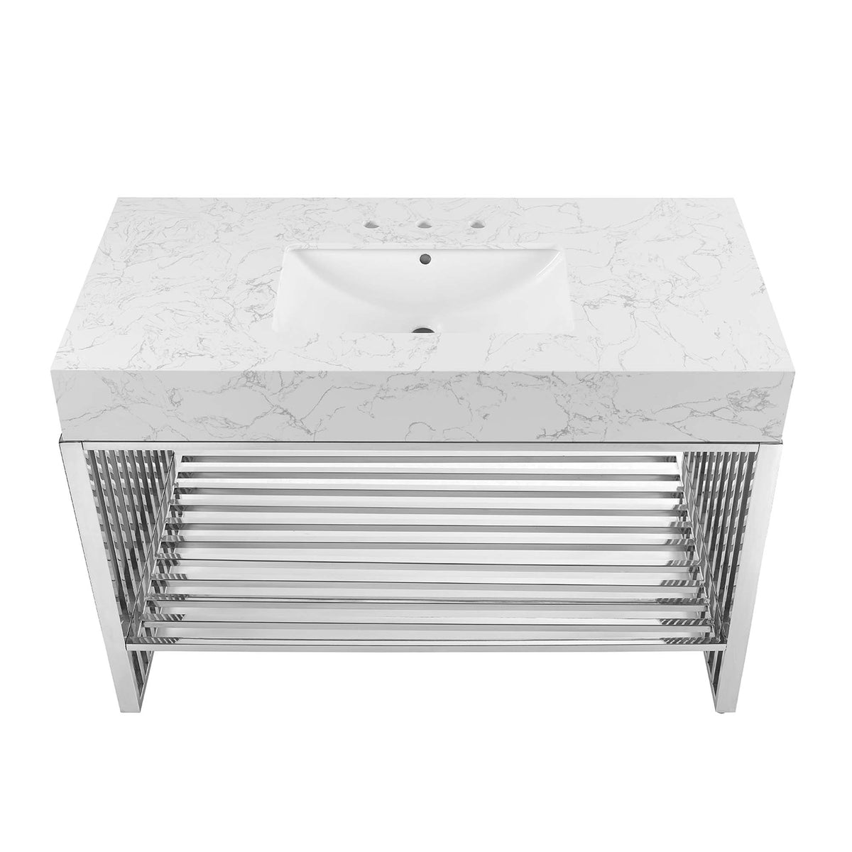 Gridiron Bathroom Vanity by Modway