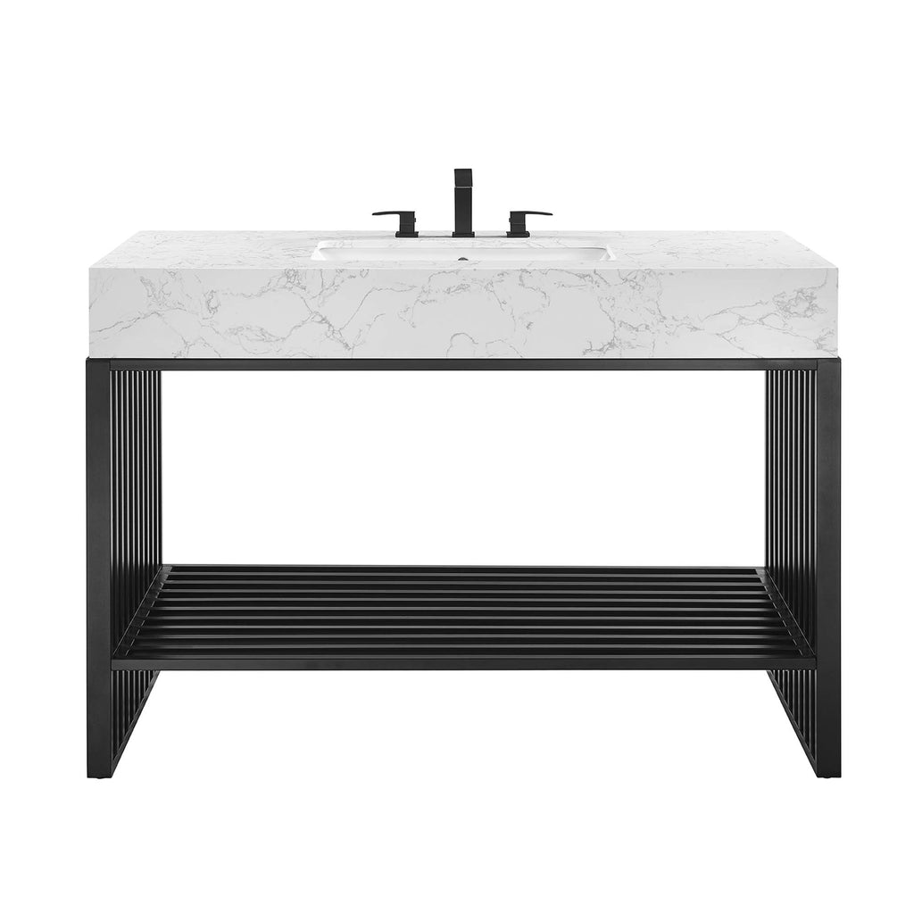 Gridiron Bathroom Vanity by Modway