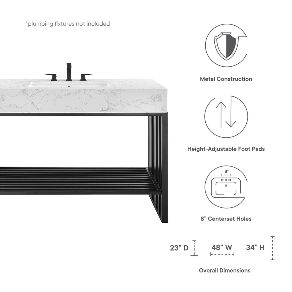 Gridiron Bathroom Vanity by Modway