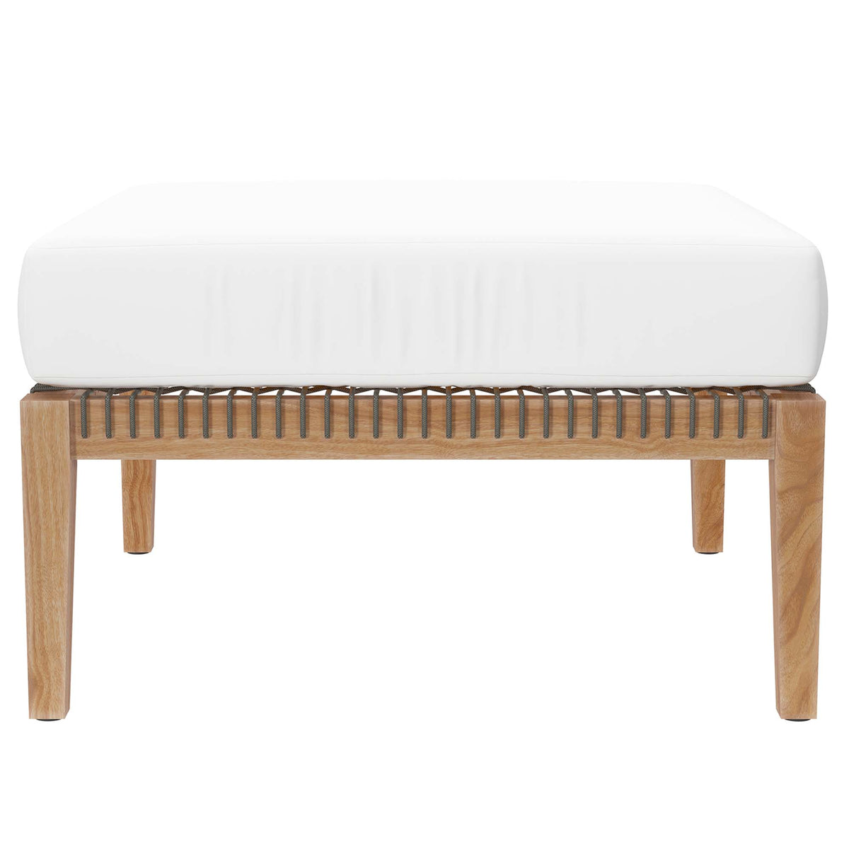 Clearwater 6-Piece Outdoor Patio Teak Wood Sectional Sofa by Modway