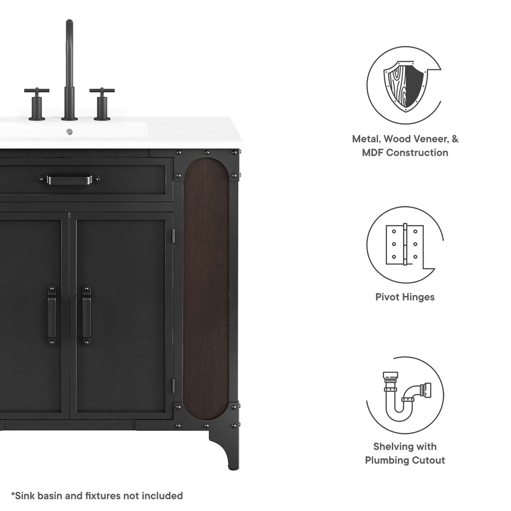 Steamforge Bathroom Vanity Cabinet (Sink Basin Not Included) by Modway