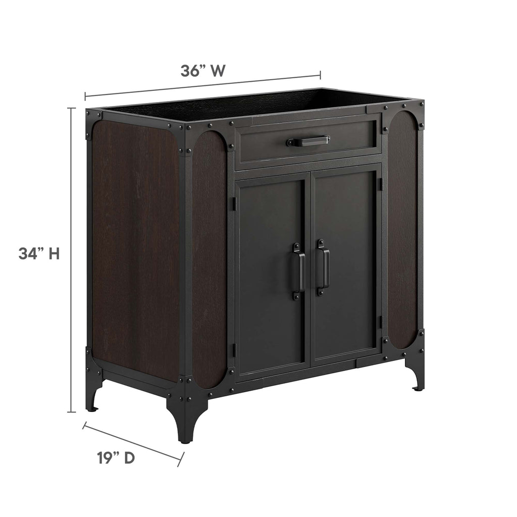 Steamforge Bathroom Vanity Cabinet (Sink Basin Not Included) by Modway