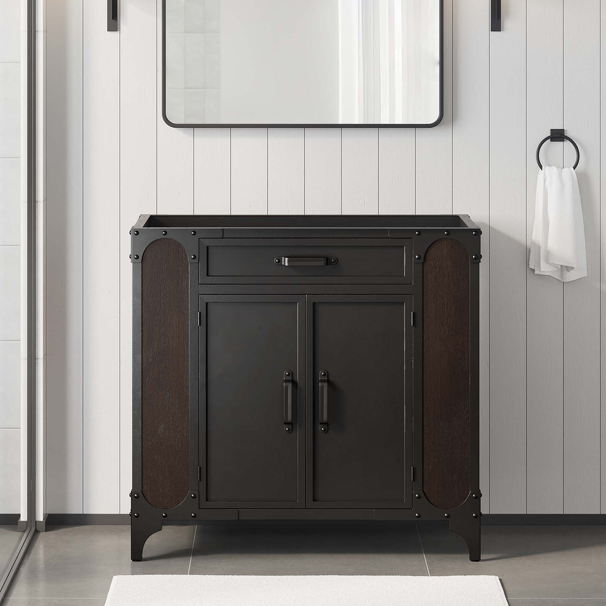 Steamforge Bathroom Vanity Cabinet (Sink Basin Not Included) by Modway