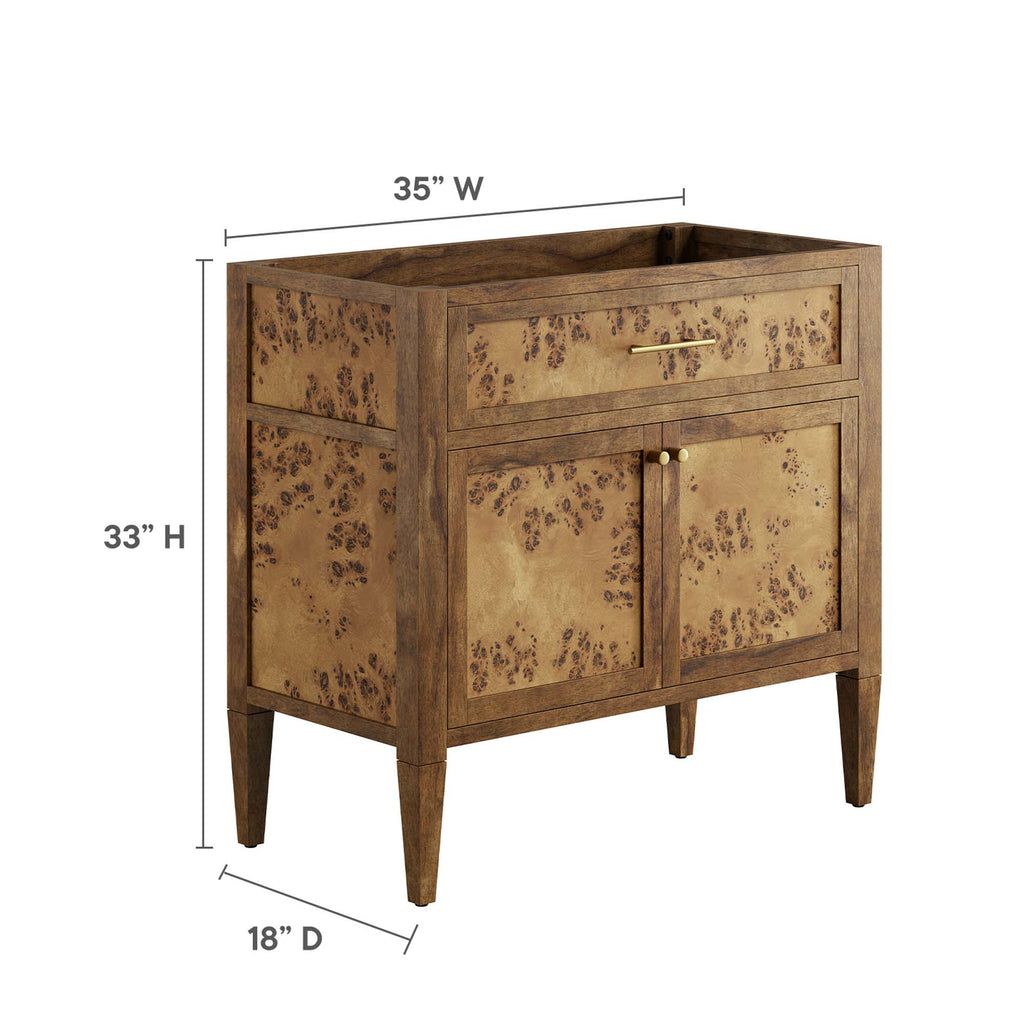 Elysian Wood Bathroom Vanity Cabinet (Sink Basin Not Included) by Modway