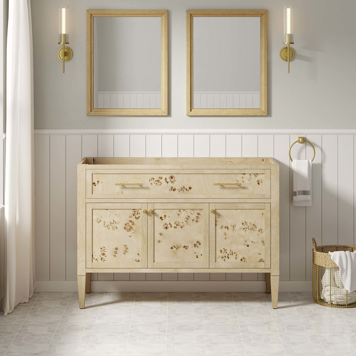 Elysian Wood Bathroom Vanity Cabinet (Sink Basin Not Included) by Modway